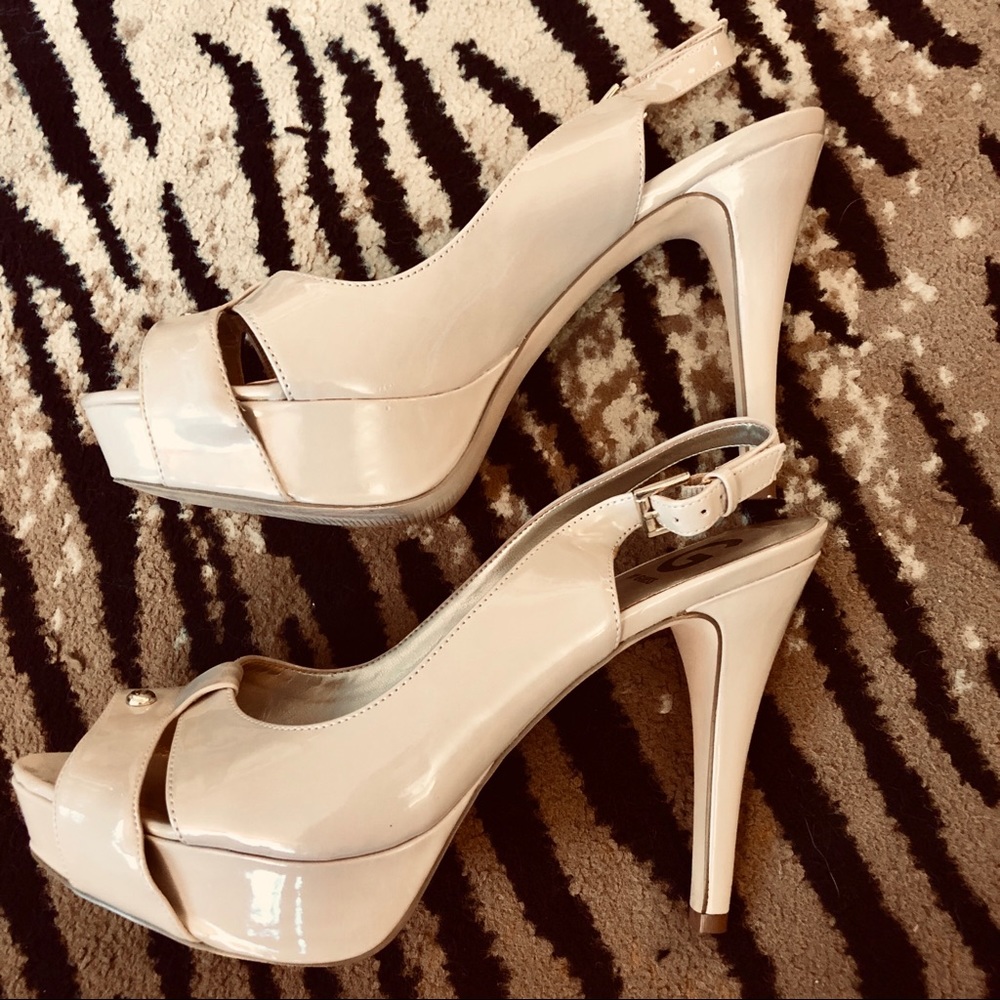 G by GUESS Peep toe, platform heels